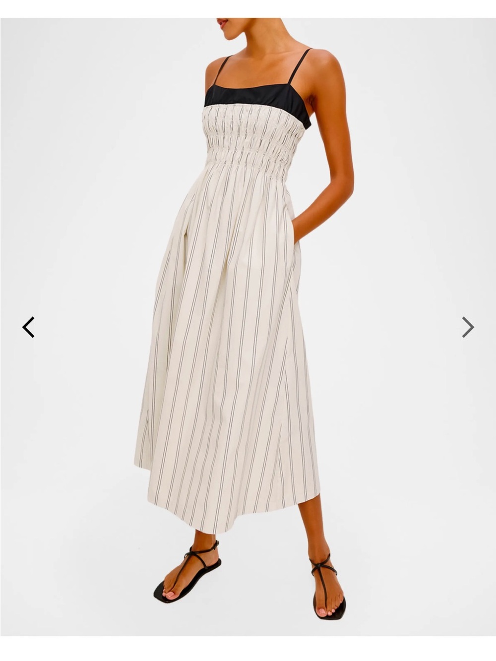 Rails NWT Primrose Cotton Poplin Midi Dress - Medium - Picture 3 of 9